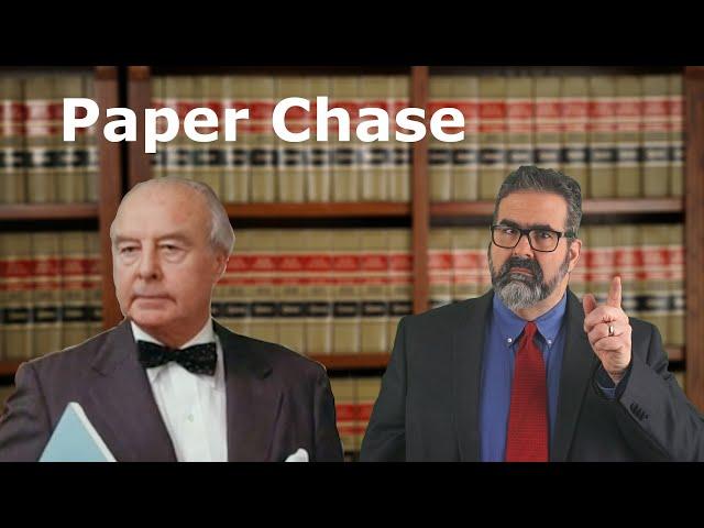 Paper Chase vs Law Professor