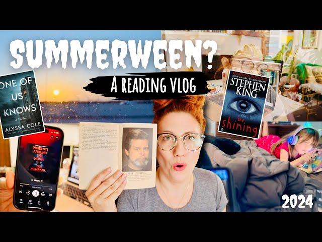 Summerween? A Reading Vlog! New Thriller/Horror Books and finally reading The Shining!