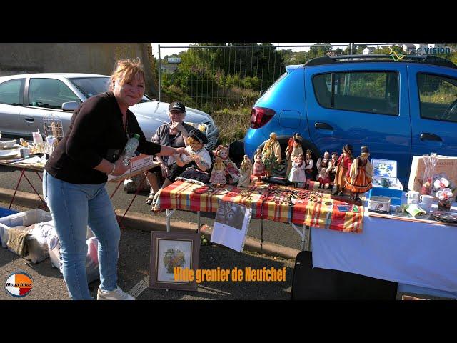 Reportage regivision.megainfos : Vide grenier de Neufchef