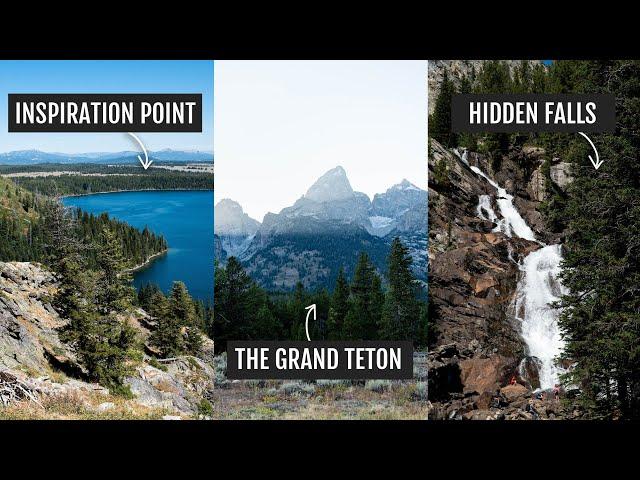 Grand Teton National Park Day 1: Hiking to Hidden Falls & Inspiration Point