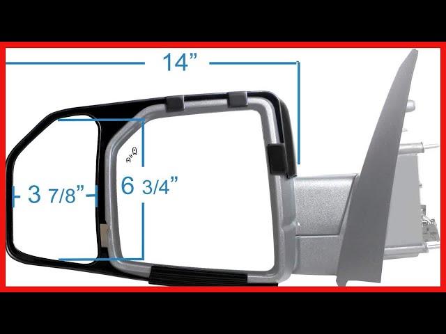 Fit System 81850 Snap and Zap Tow Mirror Pair, (2015 - 2020)