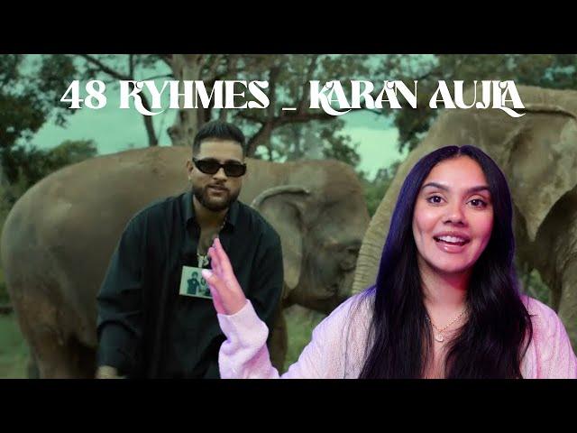 48 Rhymes (Music Video) Karan Aujla Manna Music | New Punjabi Song 2025 AP REACTS