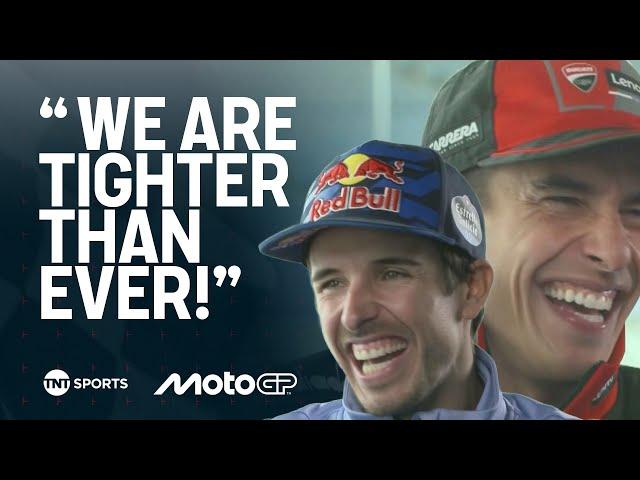 EXCLUSIVE: Brothers Marc and Alex Marquez discuss their thrilling #MotoGP rivalry ️