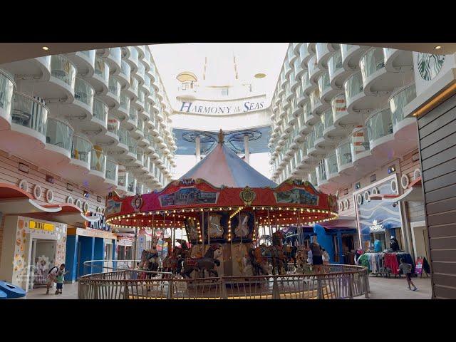 Explore Harmony of the Seas June 2024 - Royal Caribbean Ship Walkthrough in 4K