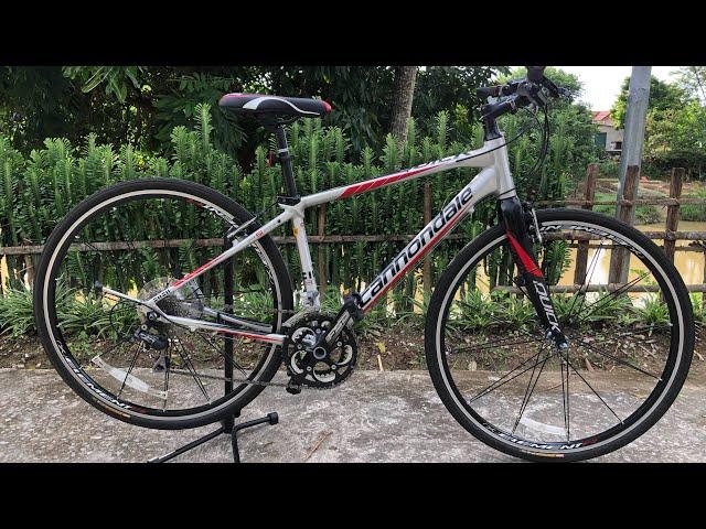 Xe Đạp Touring CANNONDALE QUICK Bản Nhôm Không Sơn Rất Đẹp- Đáng Để Sưu Tầm- Mới Các Bác Tham Khảo