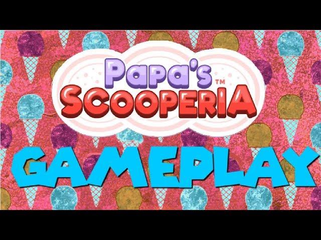 Papa's Scooperia Gameplay