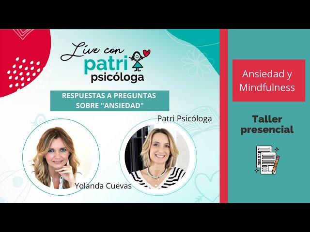 LIVE CON YOLANDA SOBRE "ANSIEDAD"