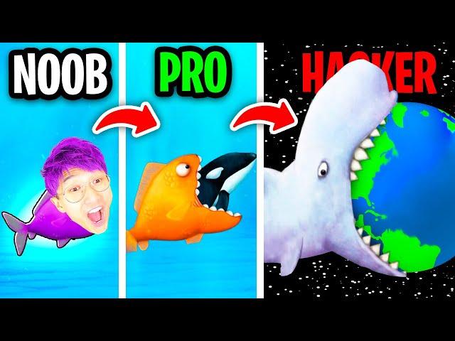 NOOB vs PRO vs HACKER In TASTY BLUE!? (ALL LEVELS!)