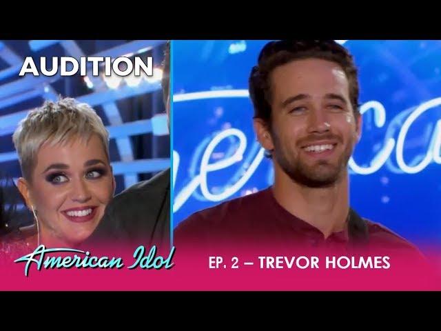 Katy Perry Falls In LOVE With Trevor Holmes on American Idol!