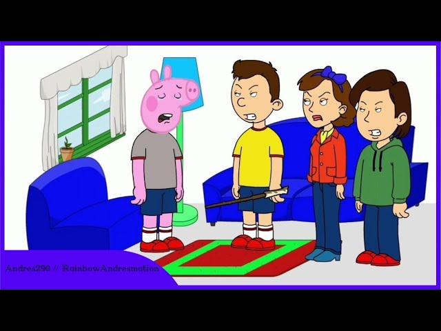 Caillou Turns Classic Caillou Into a Pig/Ungrounded