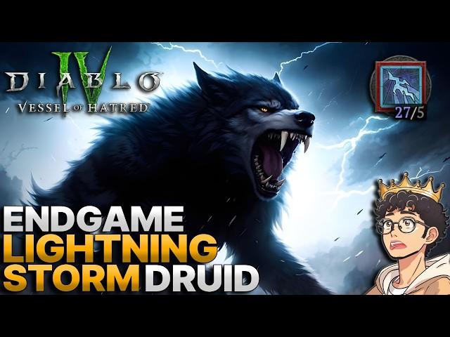 ULTIMATE LIGHTNING STORM!Diablo 4 Season 6 Endgame Druid Build Guide