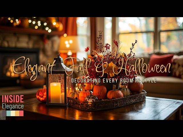 Elegant Halloween Meets Fall Charm: Decorating Every Room in Style