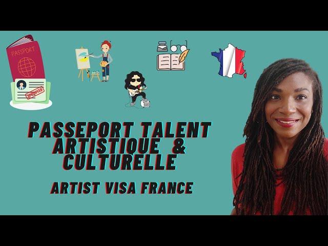 Passport Talent Artistique and Culturelle: Artist Visa France