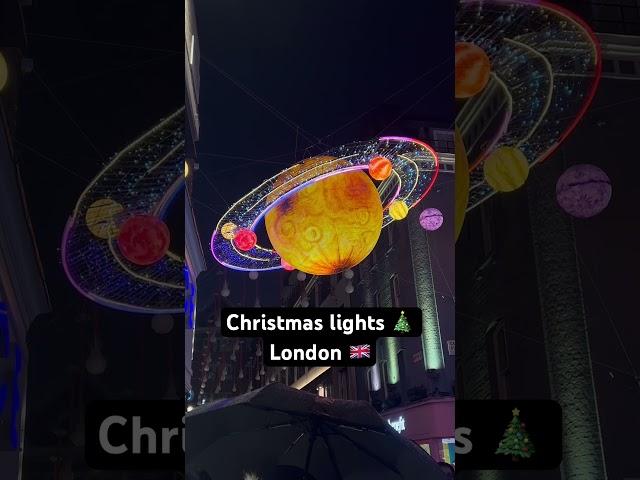 Christmas lights  in London  #youtubeshorts #youtube #trending #trendingshorts