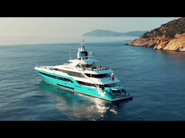 Inside the Turquoise Yachts 53m Superyacht Jewels: A Journey of Luxury and Elegance