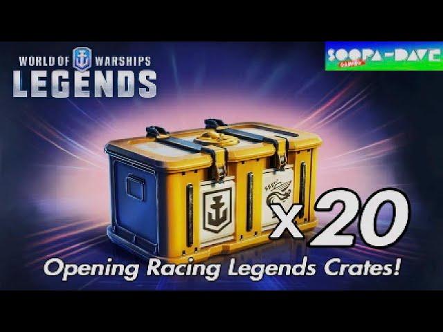 Opening Racing Legends Crates World Of Warships Legends