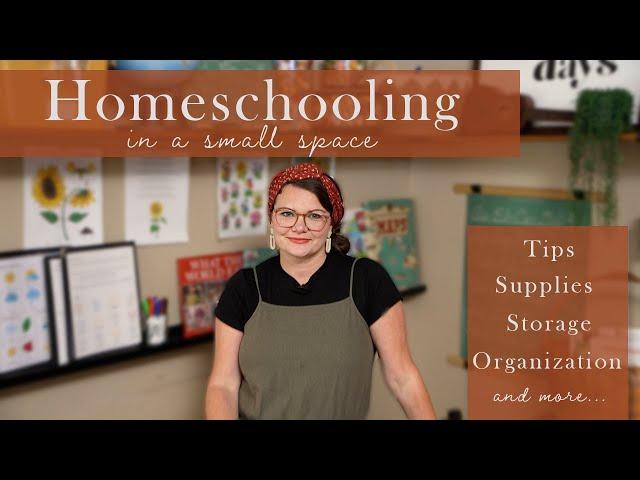 How We Homeschool in a Small Space. Full Tour.