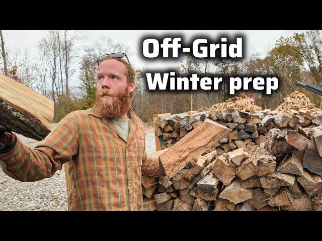 Preparing for Winter on our OFF-GRID Homestead