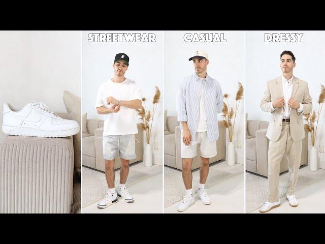 How To Style WHITE SNEAKERS for Summer 2024