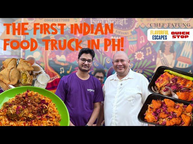 I'm at the FIRST Indian Food Truck in the Philippines! | Chef Tatung