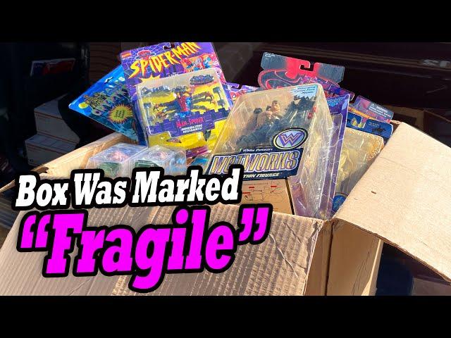 Box was marked "FRAGILE"... but it has VINTAGE TOYS! I bought an abandoned storage locker at auction