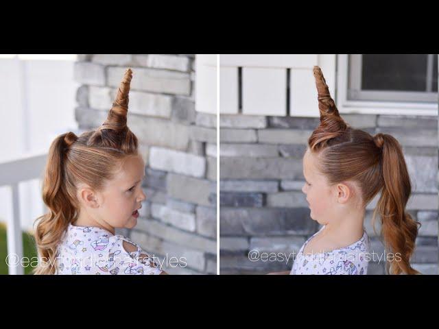 Unicorn Hair Tutorial for Halloween or Crazy Hair Day