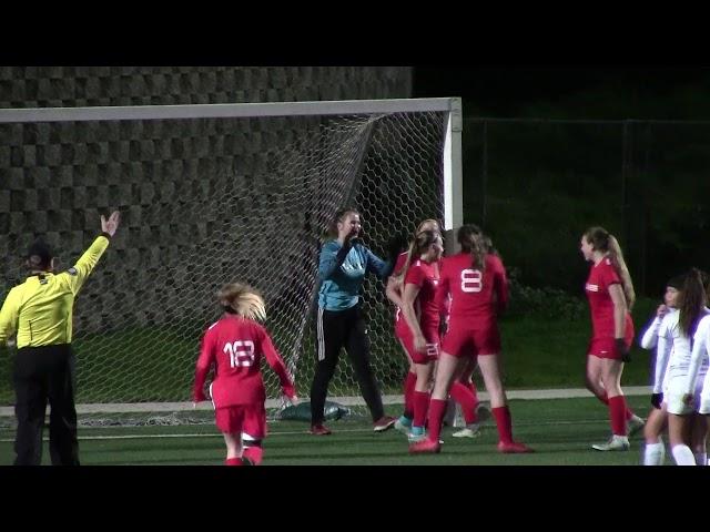 2019, 2-5 Reese with another PK save. Lodi enjoys the moment.