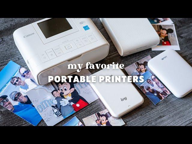 PORTABLE PHOTO PRINTERS: comparing my 4 of my current printers!