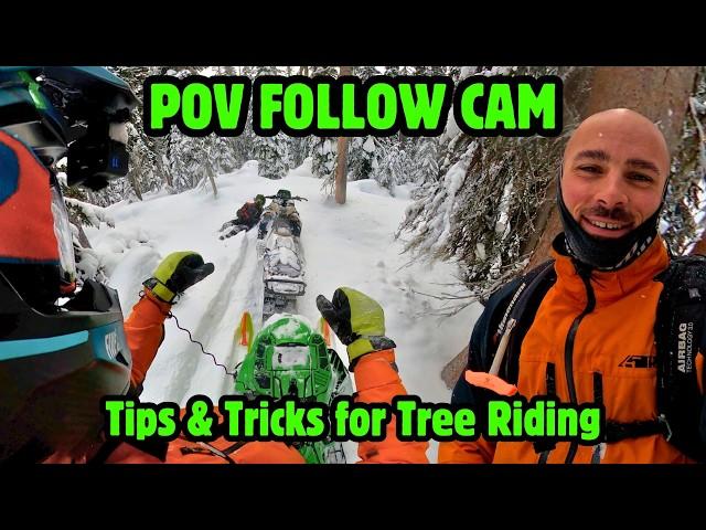 Snowmobiling Tips!  Chasing my Dad!