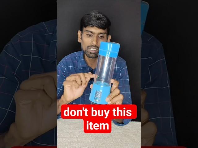 "Ee Portable Blender Konakandi Total Waste of Money!"
