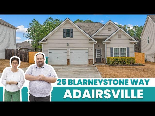 Just Listed in Adairsville by Jenny Smith and Associates at 25 Blarneystone Way