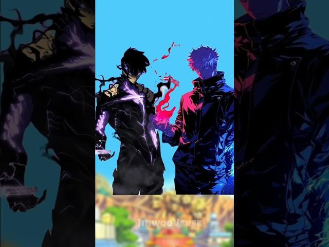 Sung Jinwoo vs Gojo – Shadow Monarch vs Infinity | Epic Anime Battle  #shorts #animeedit