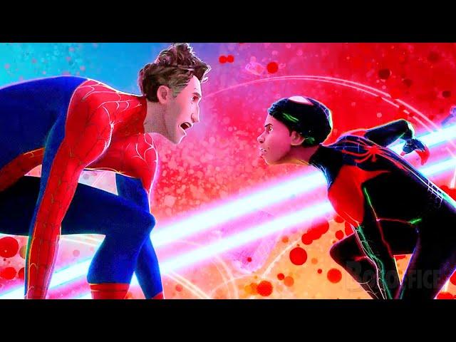 Miles Morales saves Peter Parker's life | Spider-Man: Into the Spider-Verse | CLIP  4K