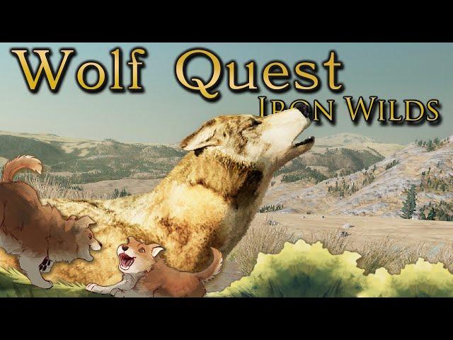An IRON Pack Steps Into HELLROARING Mountains!!  Wolf Quest: IRON WILDS • #1