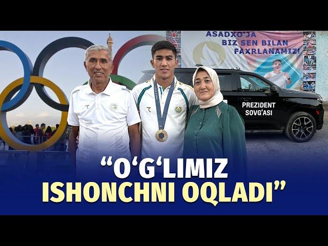 Urishqoq boladan olimpiada chempionligigacha — Asadxo‘ja Mo‘ydinxo‘jayev xonadonidan reportaj