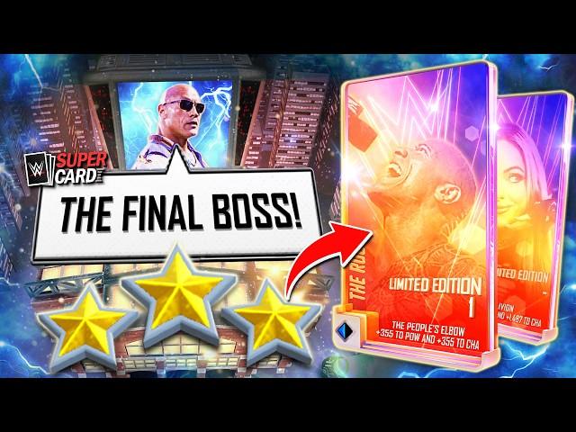 How I Finished CAMPAIGN for THE ROCK + LIV MORGAN Limited Edition! | WWE SuperCard (w/ Guide)