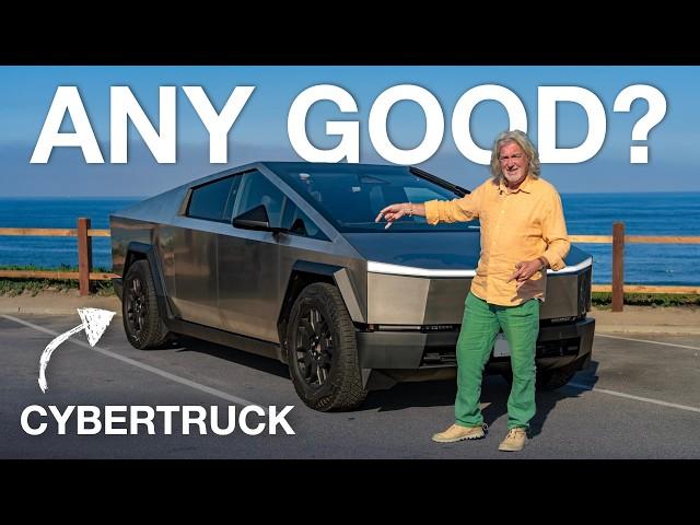 James May finally drives the Tesla Cybertruck