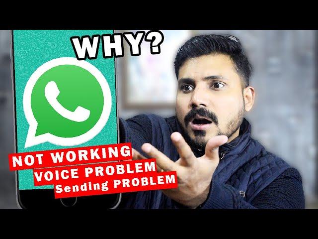 WhatsApp Not Working Server Down | Voice and Photos Not sending WhatsApp | Try Again Later WhatsApp