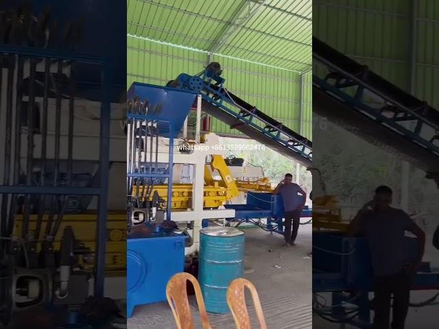 Fully automatic concrete hollow block making machine 468 inch cement block maker with hydraulic