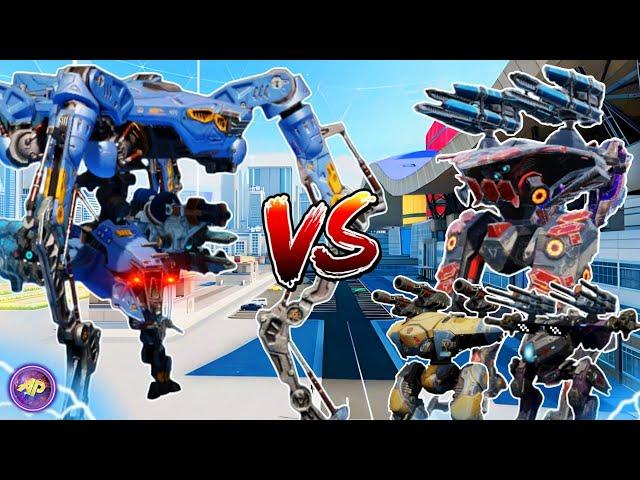  ALL TITANS VS DUX  NEW ROBOT FACEOFF COMPARISON! || WAR ROBOTS TEST SERVER ||