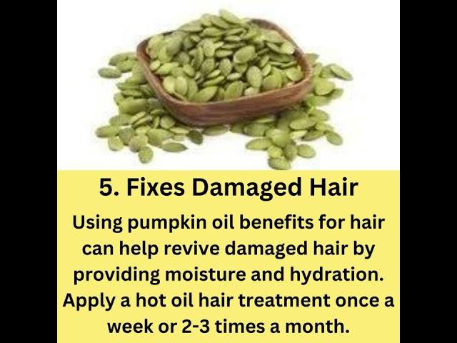 8  Benefits of Pumpkin Seeds for Hair growth