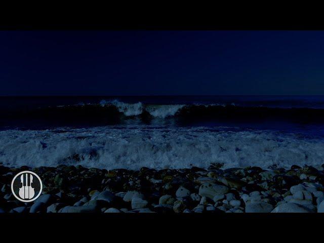 Sea Waves on a Summer Night  Sounds of Crashing Waves for Deep Sleeping