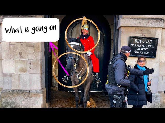 Move from here, Royal kings horse guards, England.!