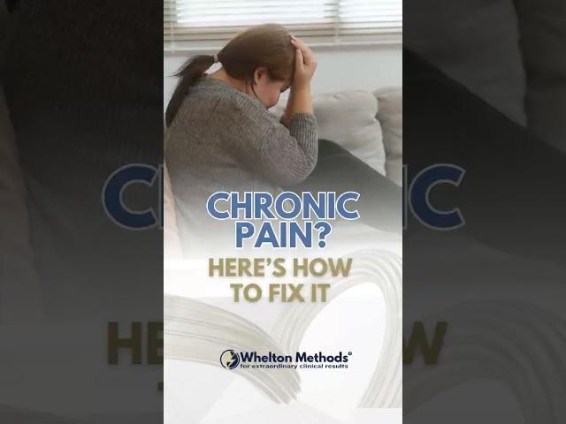 Chronic Pain Fix—30 Seconds That Matter