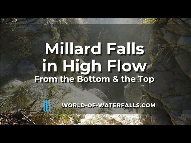 World of Waterfalls: How To Visit Millard Falls in High Flow from the Bottom and the Top