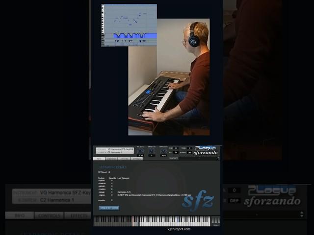 VG Harmonica SFZ sound library for free Sforzando and Aria Player, vst plugin. #vgtrumpet #sfz