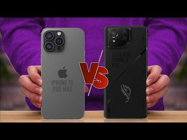 iPhone 16 Pro Max vs Asus ROG Phone 8 Pro  Ultimate Showdown