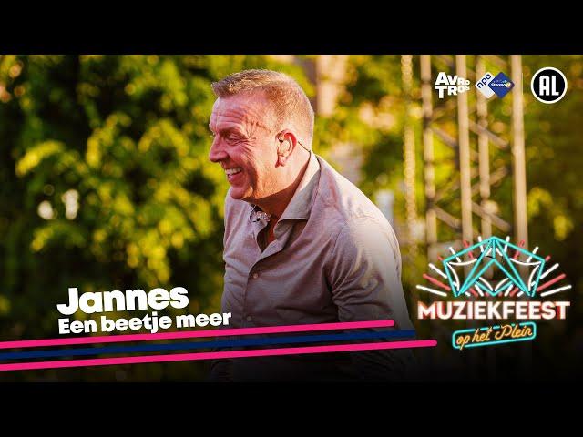 Jannes - Een beetje meer • Muziekfeest op het Plein 2023 // Sterren NL