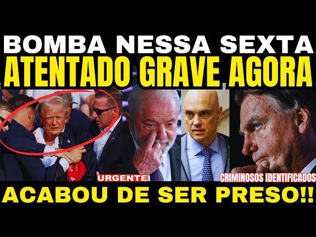 ATENTADO GRAVE CONTRA DONALD TRUMP NOS EUA!! CRIMINOSOS IDENTIFICADOS!! ACONTECEU AGORA...