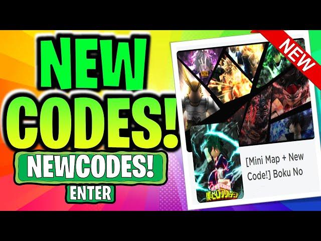 ⭐[MINI MAP + NEW CODE!] ROBLOX BOKU NO ROBLOX REMASTERED CODES⭐